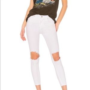 Free People Busted Knee Skinny Jeans